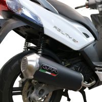 Escape compatible con Kymco Agility 200 - I.E. R16 - Plus 2010-2014, Evo4 Road, Escape completo homologado y legal, incluido db killer extraíble 