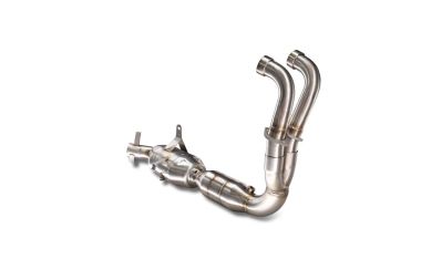 Escape compatible con Aprilia RS 457 2024-2025, Ghost Inox, Escape completo, no legal para países de la UE, con db killer extraíble 