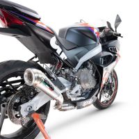 Escape compatible con Aprilia RS 457 2024-2025, Powercone Evo, Escape completo, no legal para países de la UE, con db killer extraíble 