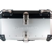 Baúl GPR TECH compatible con  Bmw F 700 Gs 2016/2018 e4 Baúl Alpi-Tech en aluminio color plata con placa específica incluida Capacidad Litros 55