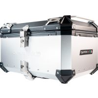 Baúl GPR TECH compatible con  Bmw F 700 Gs 2016/2018 e4 Baúl Alpi-Tech en aluminio color plata con placa específica incluida Capacidad Litros 55