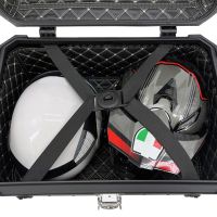 Baúl GPR TECH compatible con  Bmw F 700 Gs 2016/2018 e4 Baúl Alpi-Tech en aluminio color plata con placa específica incluida Capacidad Litros 55