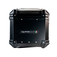 GPR TECH compatible con  Bmw F 650 Gs 2004/2013 Baúl Alpi-Tech en aluminio, color negro con placa específica incluida Capacidad Litros 45