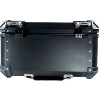 GPR TECH compatible con  Bmw F 650 Gs 2004/2013 Baúl Alpi-Tech en aluminio, color negro con placa específica incluida Capacidad Litros 55