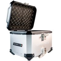 Baúl GPR TECH compatible con  Bmw G 310 Gs 2022/2024 e5 Baúl Alpi-Tech en aluminio color plata con placa específica incluida Capacidad Litros 45
