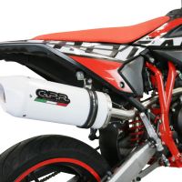 Escape compatible con Beta RR 125 4T Motard 2021-2024, Albus Evo4, Escape homologaedo, legal para mercados fuera de la UE, incluido tubo de enlace y db killer extraíble 