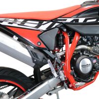 Escape compatible con Beta RR 125 4T Motard 2021-2024, Decatalizzatore, Tubo supresor de catalizador 