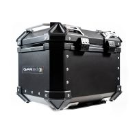 Baúl GPR TECH compatible con  Bmw G 310 Gs 2022/2024 e5 Baúl Alpi-Tech en aluminio, color negro con placa específica incluida Capacidad Litros 26