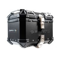 Baúl GPR TECH compatible con  Bmw G 310 Gs 2022/2024 e5 Baúl Alpi-Tech en aluminio, color negro con placa específica incluida Capacidad Litros 26