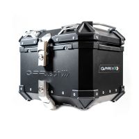 Baúl GPR TECH compatible con  Bmw G 310 Gs 2022/2024 e5 Baúl Alpi-Tech en aluminio, color negro con placa específica incluida Capacidad Litros 26