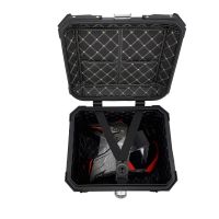 GPR TECH BAUL ALPI-TECH 45 LT. NEGRO Baúl superior en aluminio, color negro con placa universal incluida Capacidad Litros 45