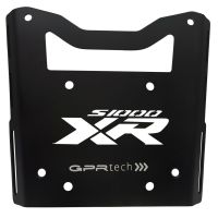 GPR TECH compatible con  Bmw S 1000 XR - M 2020/2024 e5 Placa de fijación específica en Titanio ALPITECH 35/55 LT compatible con portaequipajes original, fabricada en titanio con 4 puntos de anclaje
