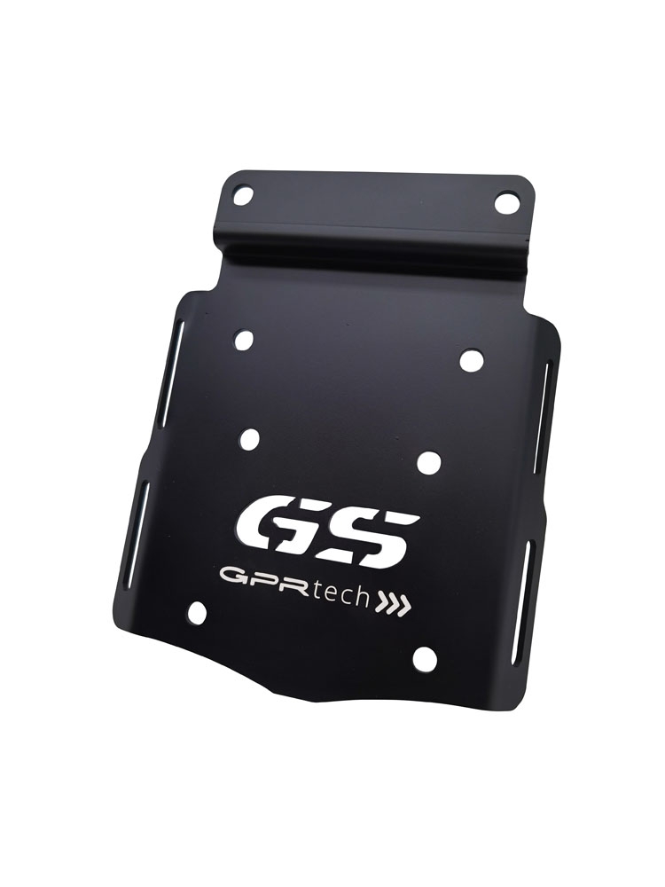Baúl GPR TECH compatible con  Bmw F 700 Gs 2011/2015 Baúl Alpi-Tech en aluminio, color negro con placa específica incluida Capacidad Litros 35