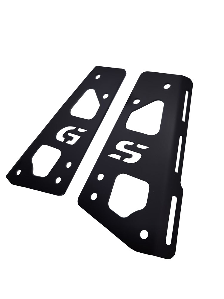 Baúl GPR TECH compatible con  Bmw F 750 Gs 2018/2020 e4 Baúl Alpi-Tech en aluminio color plata con placa específica incluida Capacidad Litros 35