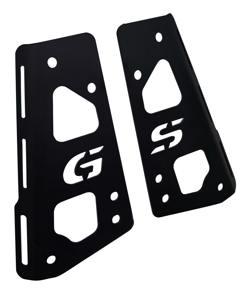 Baúl GPR TECH compatible con  Bmw F 750 Gs 2018/2020 e4 Baúl Alpi-Tech en aluminio color plata con placa específica incluida Capacidad Litros 35