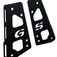 Baúl GPR TECH compatible con  Bmw F 750 Gs 2018/2020 e4 Baúl Alpi-Tech en aluminio color plata con placa específica incluida Capacidad Litros 35