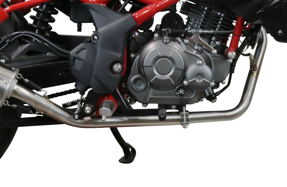 Escape compatible con Benelli Bn 125 2021-2024, Albus Evo4, Escape completo, no legal para países de la UE, con db killer extraíble 