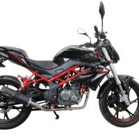 Escape compatible con Benelli Bn 125 2018-2020, M3 Black Titanium, Escape completo, no legal para países de la UE, con db killer extraíble 