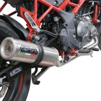 Escape compatible con Benelli Bn 125 2021-2024, M3 Inox , Escape completo, no legal para países de la UE, con db killer extraíble 