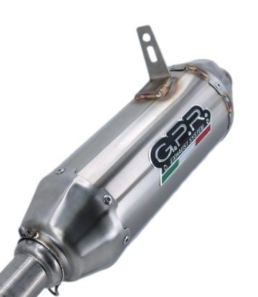Escape compatible con Can Am Outlander 650 XMR 2013-2023, PENTACROSS INOX, Escape legal, homologado, silenciador con db killer desmontable y tubo de conexión específico 