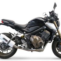 Escape compatible con Honda Cbr 650 F 2014-2016, Albus Ceramic, Escape completo homologado y legal, incluido db killer extraíble 