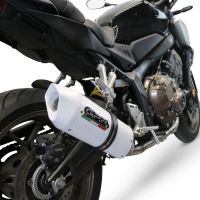 Escape compatible con Honda Cbr 650 F 2014-2016, Albus Ceramic, Escape completo homologado y legal, incluido db killer extraíble 
