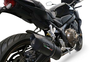 Escape compatible con Honda Cbr 650 R 2021-2023, Furore Evo4 Nero, Escape completo, no legal para países de la UE, con db killer extraíble 