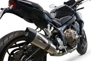 Escape compatible con Honda Cbr 650 R 2019-2020, Gpe Ann. Titanium, Escape completo, no legal para países de la UE, con db killer extraíble 
