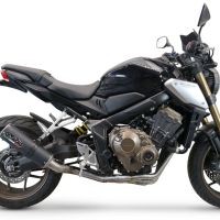 Escape compatible con Honda Cbr 650 R 2021-2023, M3 Black Titanium, Escape completo, no legal para países de la UE, con db killer extraíble 
