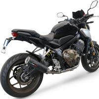 Escape compatible con Honda Cbr 650 R 2021-2023, M3 Black Titanium, Escape completo, no legal para países de la UE, con db killer extraíble 