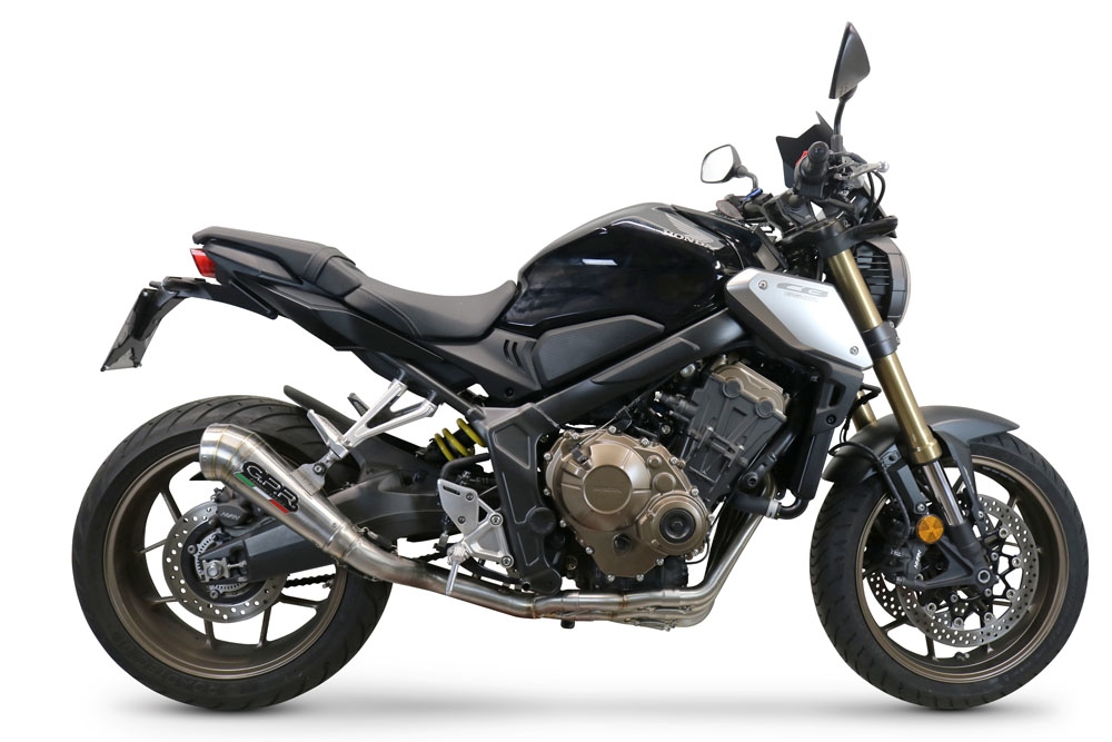 Escape compatible con Honda Cb 650 F 2017-2018, Powercone Evo, Escape completo, no legal para países de la UE, con db killer extraíble 