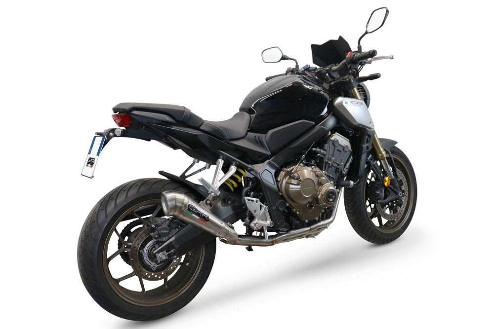 Escape compatible con Honda Cb 650 F 2017-2018, Powercone Evo, Escape completo, no legal para países de la UE, con db killer extraíble 