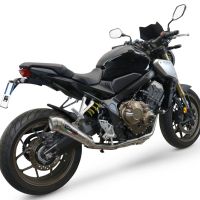 Escape compatible con Honda Cb 650 F 2017-2018, Powercone Evo, Escape completo, no legal para países de la UE, con db killer extraíble 