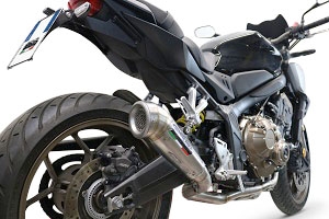 Escape compatible con Honda Cb 650 F 2017-2018, Powercone Evo, Escape completo, no legal para países de la UE, con db killer extraíble 