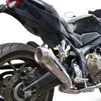 Escape compatible con Honda Cb 650 F 2017-2018, Powercone Evo, Escape completo, no legal para países de la UE, con db killer extraíble 