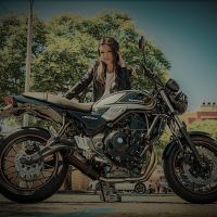 Escape compatible con Kawasaki Z 650 RS 2021-2023, M3 Black Titanium, Escape completo, no legal para países de la UE, con db killer extraíble 