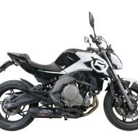 Escape compatible con Cf Moto 400 NK 2019-2020, Furore Poppy, Escape homologaedo, legal para mercados fuera de la UE, incluido tubo de enlace y db killer extraíble 