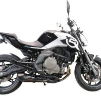 Escape compatible con Cf Moto 400 NK 2019-2020, Gpe Ann. Poppy, Escape homologaedo, legal para mercados fuera de la UE, incluido tubo de enlace y db killer extraíble 