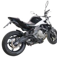 Escape compatible con Cf Moto 400 NK 2019-2020, Gpe Ann. Poppy, Escape homologaedo, legal para mercados fuera de la UE, incluido tubo de enlace y db killer extraíble 
