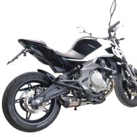 Escape compatible con Cf Moto 400 NK 2021-2023, Gpe Ann. Titanium, Escape homologaedo, legal para mercados fuera de la UE, incluido tubo de enlace y db killer extraíble 