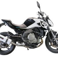 GPR escape compatible con  Cf Moto 400 NK 2019-2020, Albus Evo4, Escape legal, homologado, silenciador con catalizador, db killer desmontable y tubo de conexión específico 
