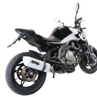 GPR escape compatible con  Cf Moto 400 NK 2019-2020, Albus Evo4, Escape legal, homologado, silenciador con catalizador, db killer desmontable y tubo de conexión específico 