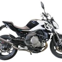 Escape compatible con Cf Moto 650 Mt 2019-2020, Furore Evo4 Poppy, Escape legal, homologado, silenciador con catalizador, db killer desmontable y tubo de conexión específico 