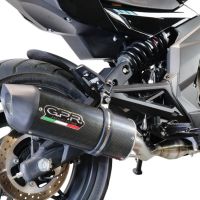 Escape compatible con Cf Moto 650 Mt 2019-2020, Furore Evo4 Poppy, Escape legal, homologado, silenciador con catalizador, db killer desmontable y tubo de conexión específico 