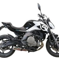 Escape compatible con Cf Moto 650 Mt 2021-2024, M3 Inox , Escape homologaedo, legal para mercados fuera de la UE, incluido tubo de enlace y db killer extraíble 