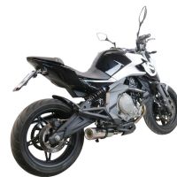 Escape compatible con Cf Moto 650 Mt 2021-2024, M3 Inox , Escape homologaedo, legal para mercados fuera de la UE, incluido tubo de enlace y db killer extraíble 