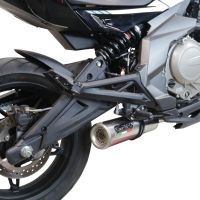 Escape compatible con Cf Moto 650 Mt 2021-2024, M3 Inox , Escape homologaedo, legal para mercados fuera de la UE, incluido tubo de enlace y db killer extraíble 