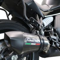 Escape compatible con Cf Moto 650 Gt 2022-2024, GP Evo4 Poppy, Escape legal, homologado, silenciador con db killer desmontable y tubo de conexión específico 