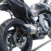 Escape compatible con Cf Moto 650 Gt 2022-2024, GP Evo4 Titanium, Escape legal, homologado, silenciador con db killer desmontable y tubo de conexión específico 