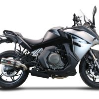 Escape compatible con Cf Moto 650 Gt 2022-2024, M3 Inox , Escape legal, homologado, silenciador con db killer desmontable y tubo de conexión específico 